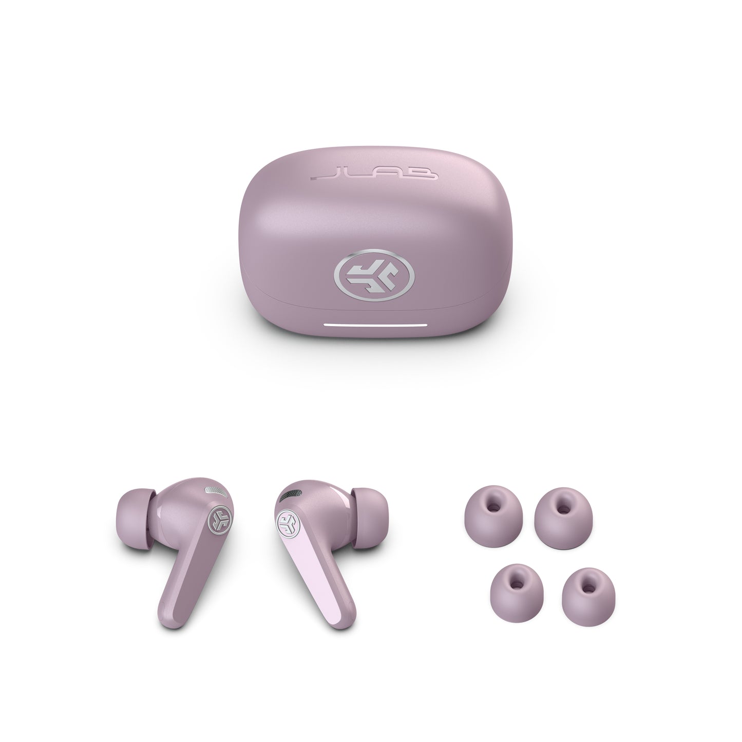 JLab JBuds Pods ANC Earbuds Mauve 