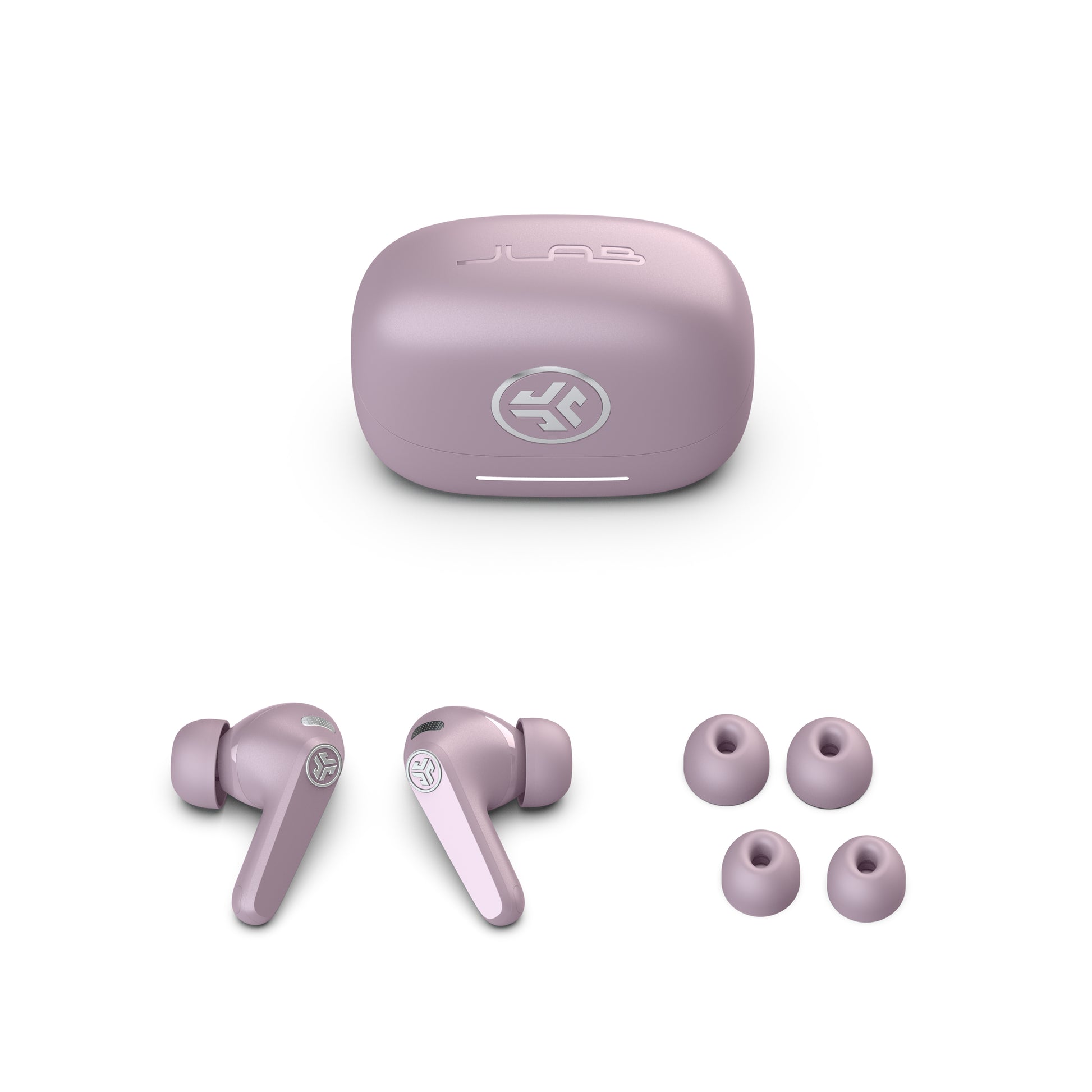 JLab JBuds Pods ANC Earbuds Mauve 