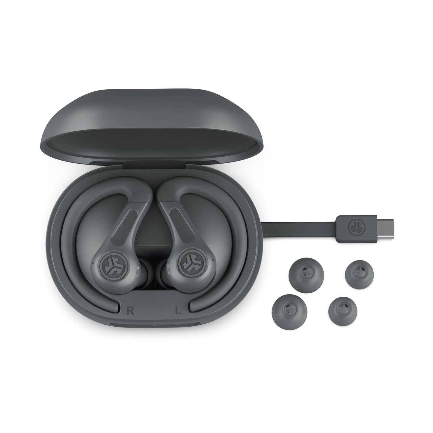 JBuds Air Sport ANC 4 Earbuds Graphite 