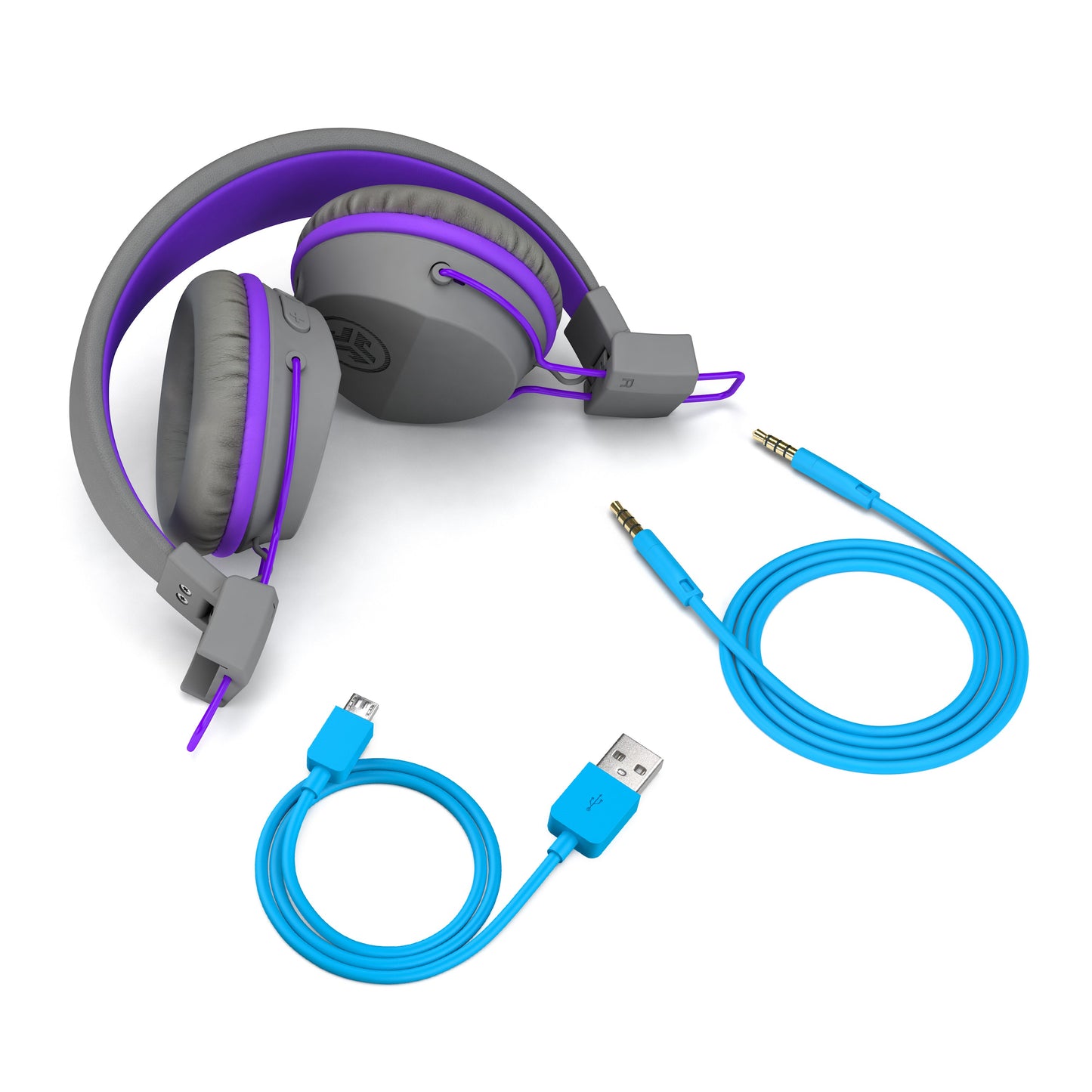 JBuddies Studio Wireless Kids Headphones (2020) Graphite / Purple