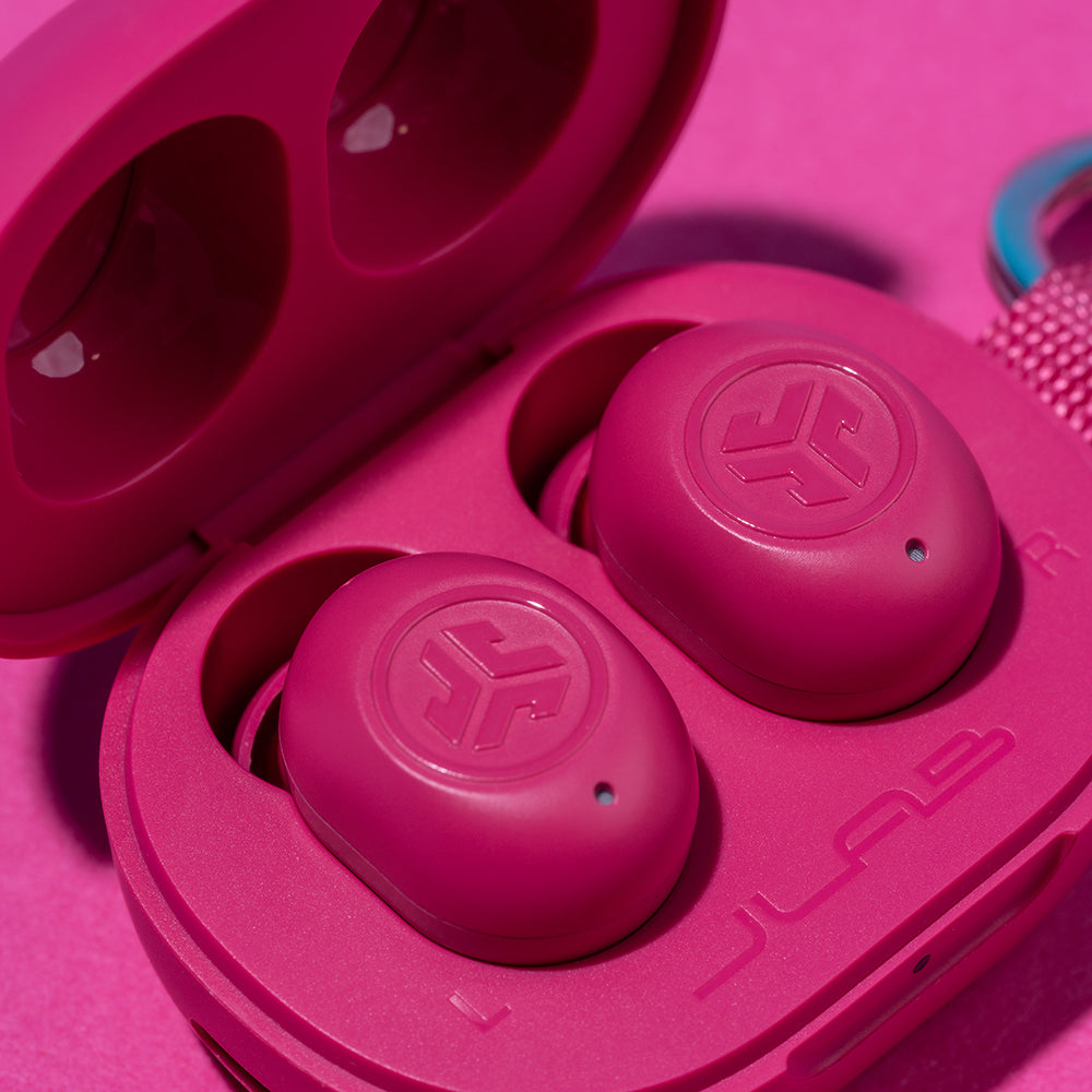 JLab JBuds Mini Earbuds Magenta Pink 